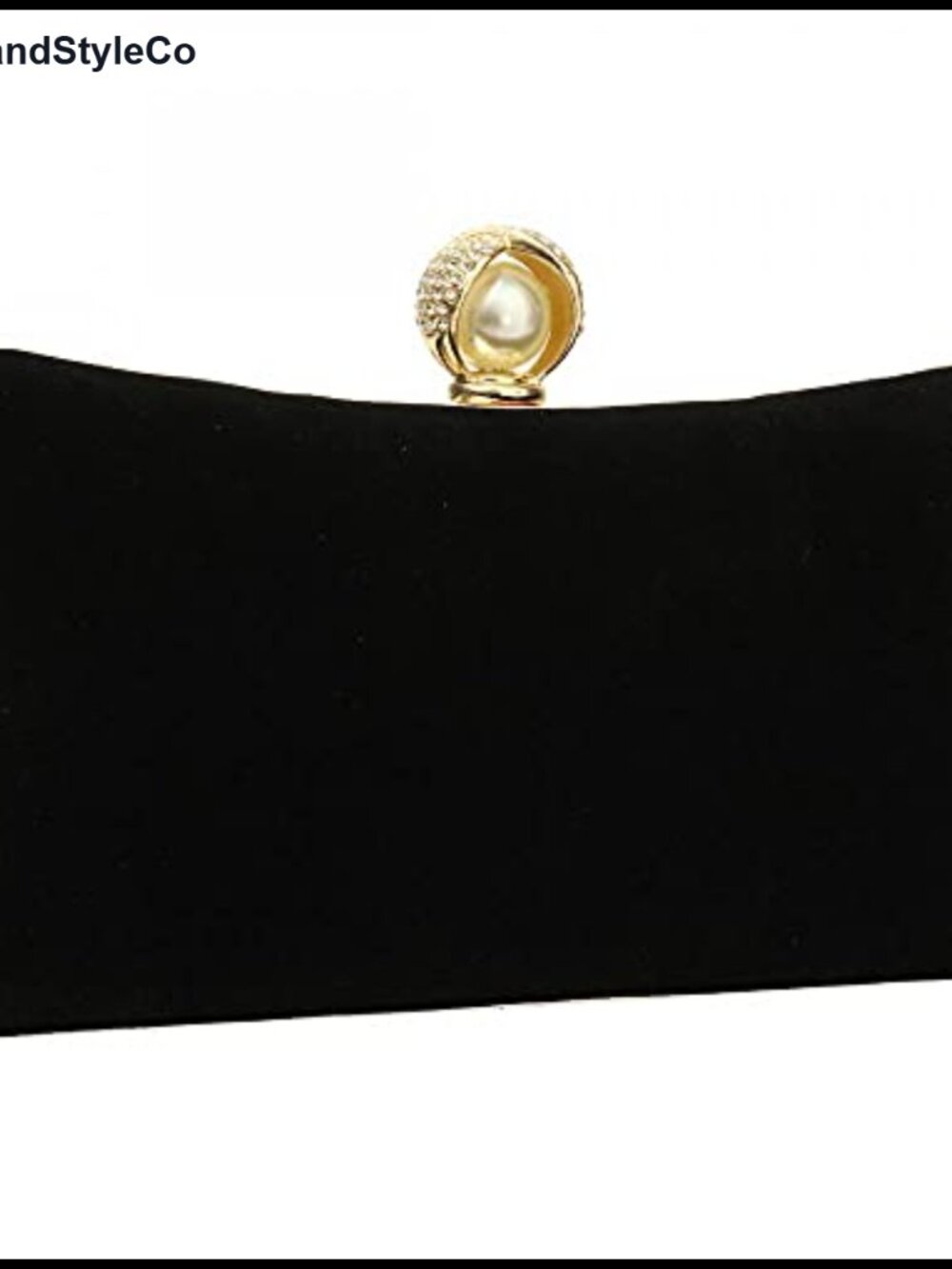 Velour Evening Clutch Removable Chain Crossbody Wedding Prom Formal Bag